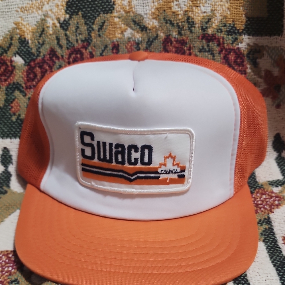 Swaco Orange and White Trucker Hat